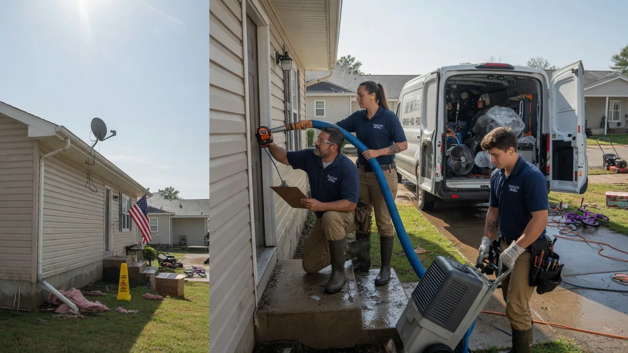 Ceiling Water Damage Restoration in New Albin, IA near me